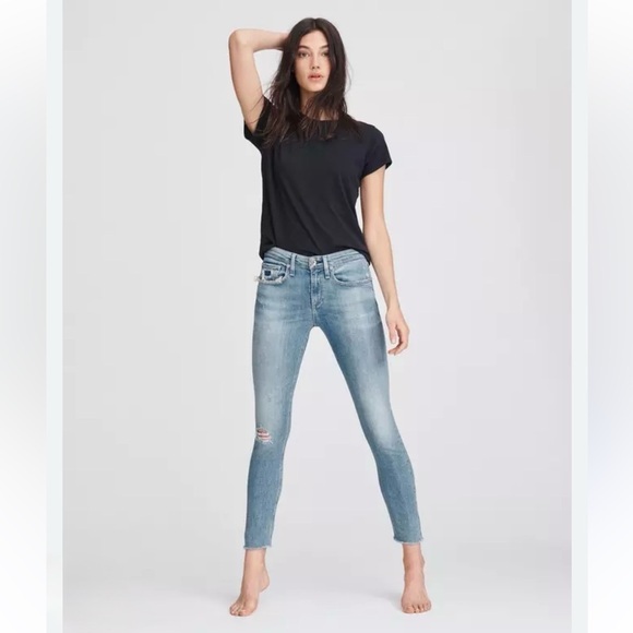 rag & bone Denim - Rag & Bone Cate Mid-Rise Ankle Skinny Jeans 25 Sold Out Online